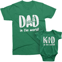 Best Dad and Kid Ever Baseball Tee Unique Family T-shirts Ideas - Medium / 24M Bodysuit