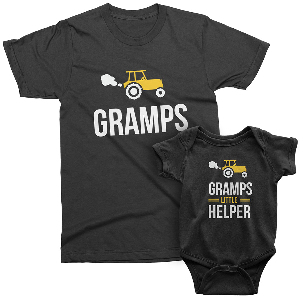 Grandpa and Grandson Matching Shirts Grandpa Tshirt & Baby