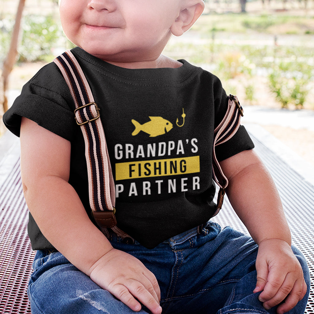 Inktastic Going Fishing with Grandpa Boys or Girls Toddler T-Shirt