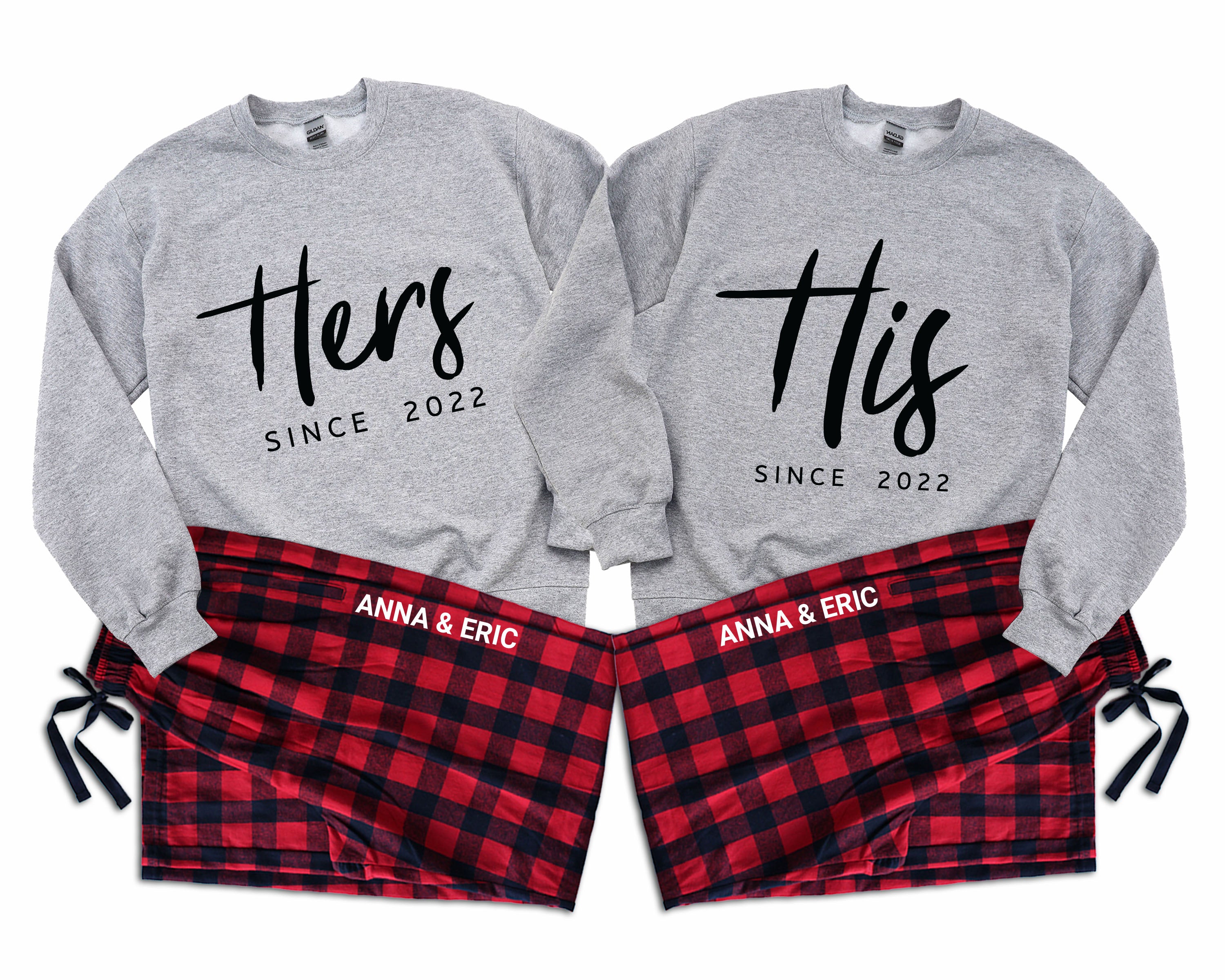 His and Hers Funny Couple Matching Pajamas, Valentines Day Couple Shirts,  Valentine Gift for Couple, Couples Valentine Gift I Love You Shirt 