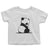 Panda Matching Moother and Daughter Short Sleeve Graphic White Toddler T-shirt by TeeLikeYours.com