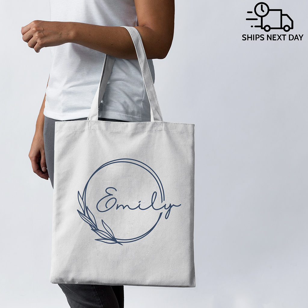 Custom Bridal Party Tote Bag, Linen Bag, Personalized Tote Bag